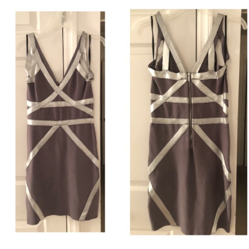 BeBe Sleeveless Bodycon Bandage Dress